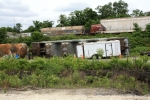 Wreckage of CSX train Q409